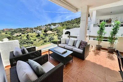 Apartment in Ojén mit Blick auf den...