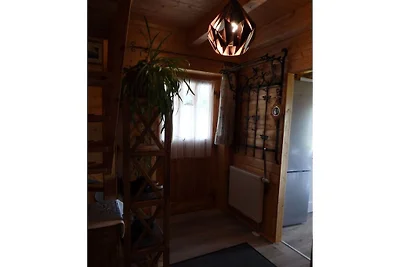 Cabane en bois dans le parc national