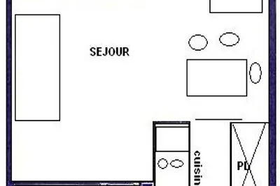 Wohnung in Plagne Villages in der Nähe der...