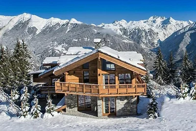 Chalet in Courchevel mit Blick auf den...