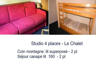 Studio für 4 Personen