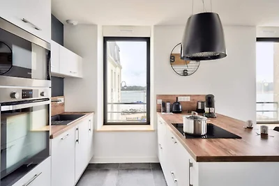 Wohnung in Île-Tudy mit Meerblick