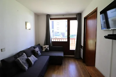 Studio-Hütte · Fuß der Piste · Balkon