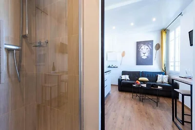 Studio met airconditioning in het hart van...