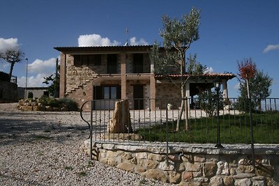 Scenic holiday home in Cagli with roofed terr...