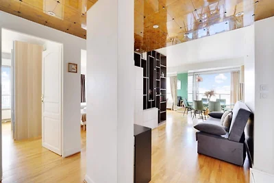 Apartment in Paris mit Blick auf die Seine