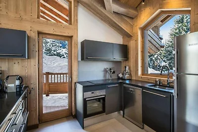 Chalet in Courchevel mit Blick auf den...