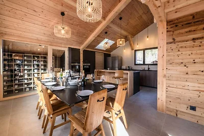 Chalet a Les Tines con vista sul Monte Bianco