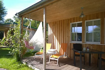 Ferienhaus mit Kamin am Achterwasser in Lütow