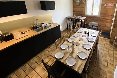 Chalet in Vars mit Bergblick