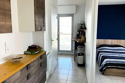 Appartement bij het strand van Eyrac met...