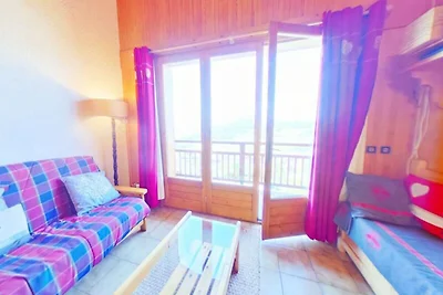 Ferienwohnung in Beaufortain mit Bergblick