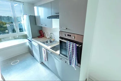 Camera accogliente in un accogliente appartam...