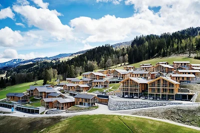 Chalet met uitzicht op de bergen