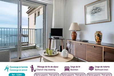 Zeezicht - appartement voor 2 in Le Croisic