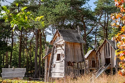 Chalet am Parkteich in den Niederlanden