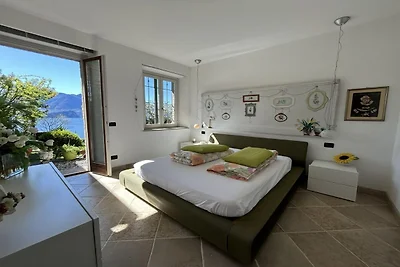 Villa am See mit Panoramablick