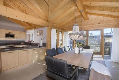 Chalet de ski familial avec vue