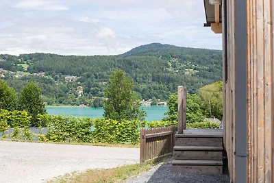Lakeside chalet in holiday park