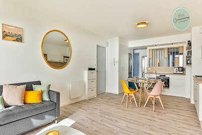 Appartement aan zee met balkon