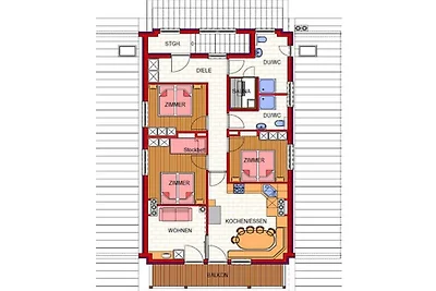 Mit Sauna für 10 Personen