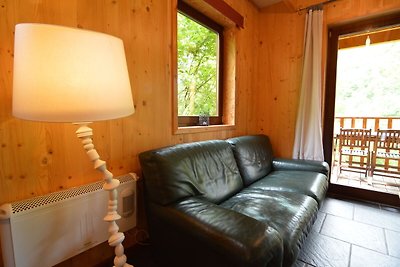 Comfortabel modern chalet, met houten...