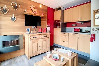 Apartment in Les Menuires mit Skizugang