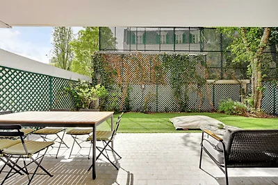 Passy / Eiffeltoren - Geweldige 2BR met tuin