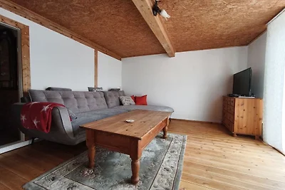 Rietgedekt huis vlakbij de Elbe