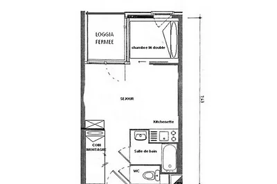 Wohnung in Bruyères in der Nähe von Skipisten