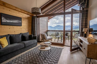 Alpenurlaub mit Blick auf den Mont-Blanc
