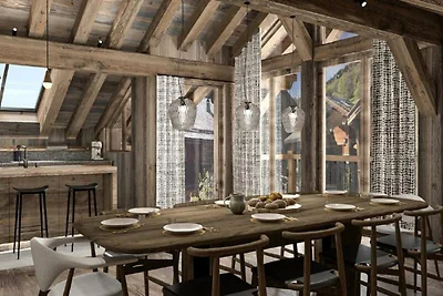 Chalet in Le Raffort mit Pool & Sauna