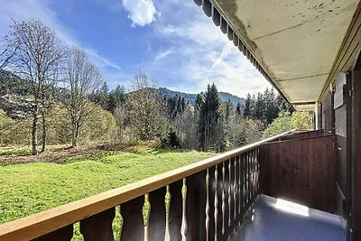 Ferienwohnung in Les Gets mit Bergblick