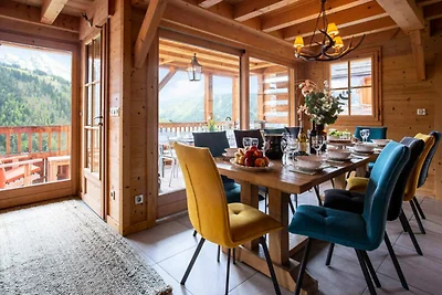 Chalet in La Clusaz mit Panoramablick