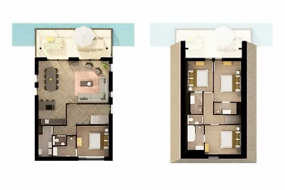 Mooi vakantiehuis met wijnkoelkast