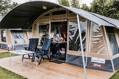 Schöne Zeltlodge in einem Ferienpark