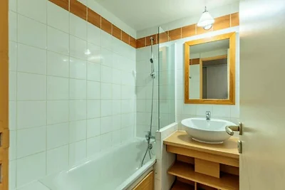 Apartment in Plagne mit Bergblick