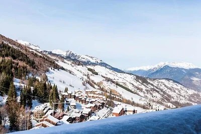 Chalet in Valmorel mit direktem Pistenzugang