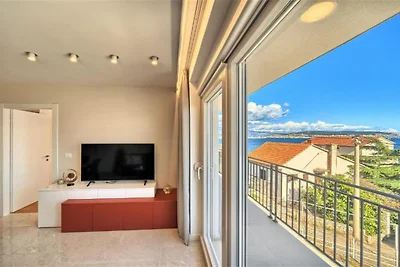 Two-Bedroom Apartment With Balcony And Sea...