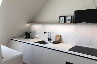 Lodge mit herrlichem Blick auf die Dünen.