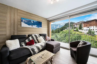 Wohnung in Moriond mit Bergblick