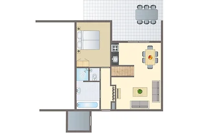 Haus mit Geschirrspüler, beim Zuidlaardermeer