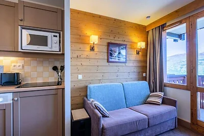 Appartement in Montchavin met uitzicht op de ...