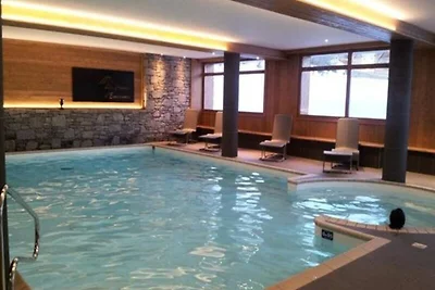 Apartment in Les Saisies mit Pool und Spa