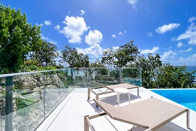 Villa a Saint-François con piscina a sfioro