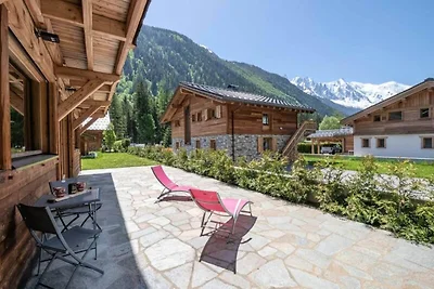 Chalet in Grassonnets mit Mont-Blanc Blick