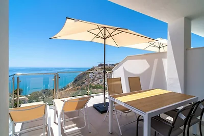 Wohnung in Nerja mit Meerblick & Pool