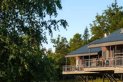 Chalet in Nontron met verwarmd zwembad