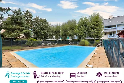 Apartment in Arzon mit Blick auf den...