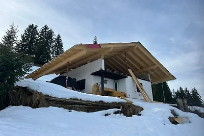 Panoramahut in het skigebied